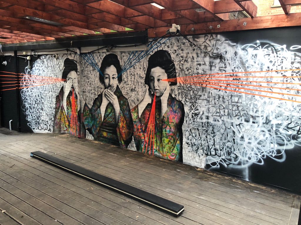 Bespoke Mural art for Mr Miyagi Nightclub | Portsmouth
